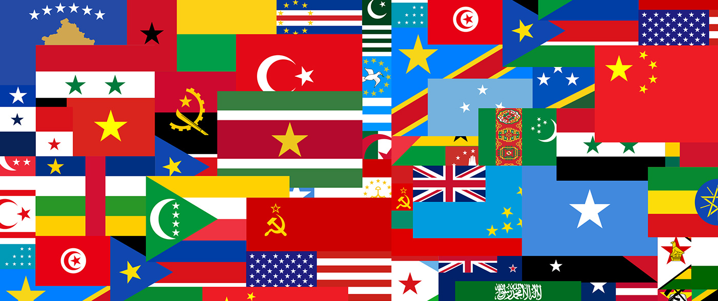 World Symbolism. To begin with, more than 40% of the world's flags contain stars