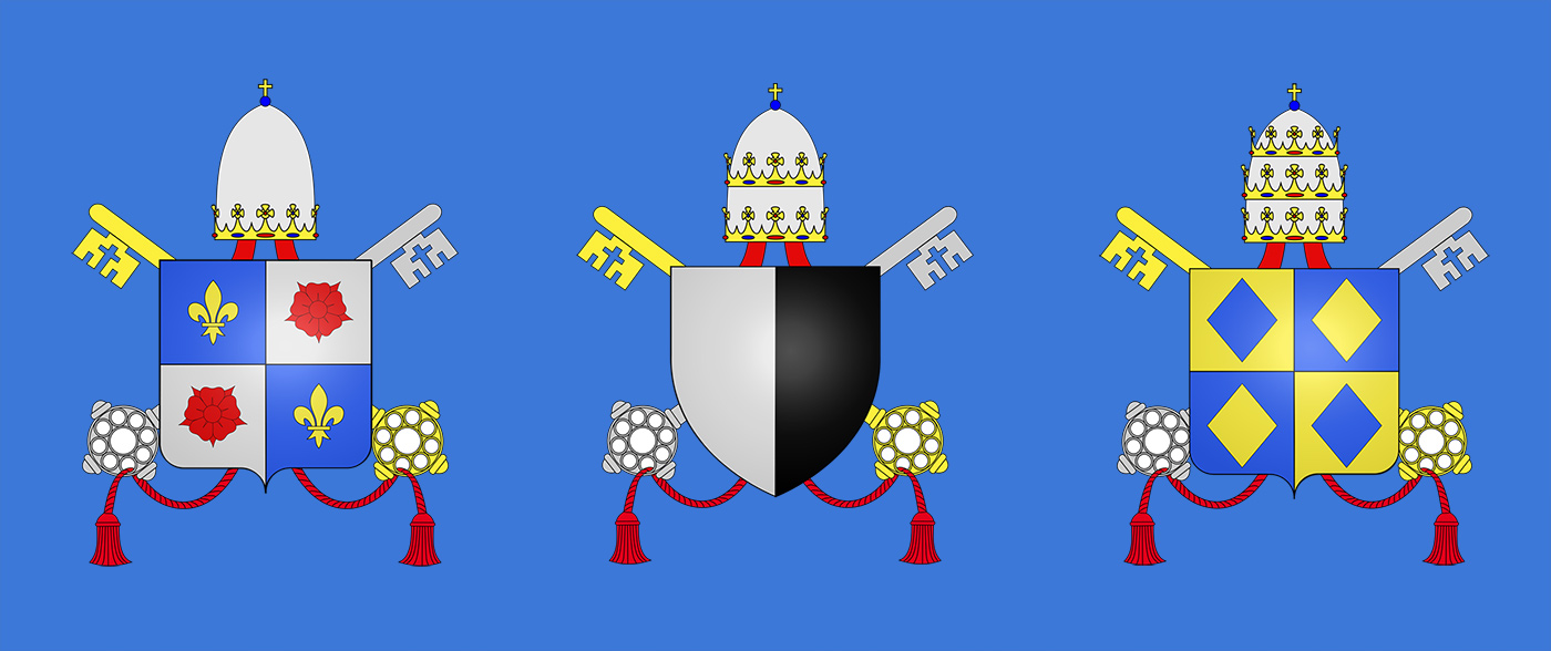 Alpha. Heraldry of the Catholic Church